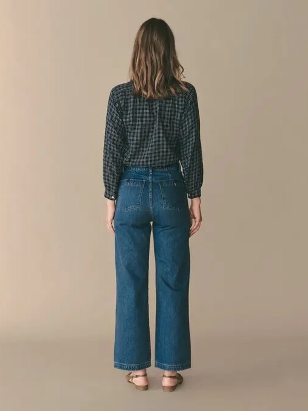 DÔEN Rainer Jean Size 28 in Sainte Croix Wash Wide Leg 100% Cotton NWT - Picture 5 of 15